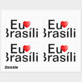 Adesivo  Brasília Brasil Rechthoekige Sticker (Vel)