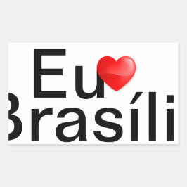 Adesivo Brasília Brasil Rechthoekige Sticker