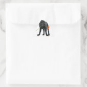 adesivo cão/flor sticker (Tas)