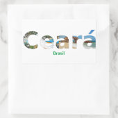 Adesivo Ceará Rechthoekige Sticker (Tas)