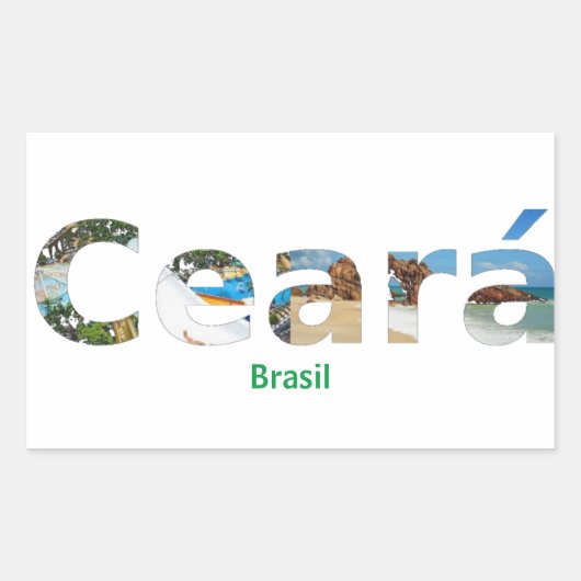 Adesivo Ceará Rechthoekige Sticker (Voorkant)