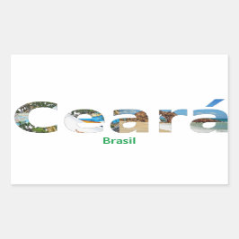 Adesivo Ceará  Rechthoekige Sticker