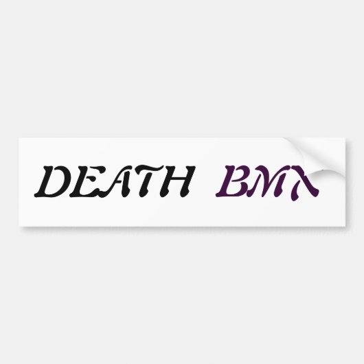 Adesivo Death Bmx Bumpersticker (Voorkant)