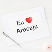 Adesivo eu amo Aracaju Rechthoekige Sticker (Envelop)