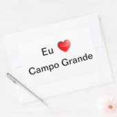Adesivo eu amo Campo Grande Rechthoekige Sticker (Envelop)