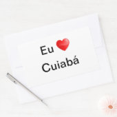 Adesivo eu amo Cuiabá Rechthoekige Sticker (Envelop)