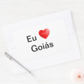 Adesivo Eu amo Goiás Rechthoekige Sticker (Envelop)