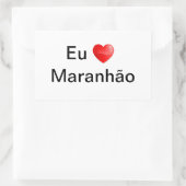 Adesivo eu amo Maranhão Rechthoekige Sticker (Tas)