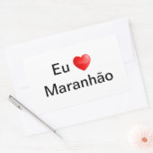 Adesivo eu amo Maranhão Rechthoekige Sticker (Envelop)