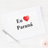 Adesivo eu amo Paraná Rechthoekige Sticker (Envelop)