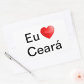 Adesivo eu amor Ceará Rechthoekige Sticker (Envelop)