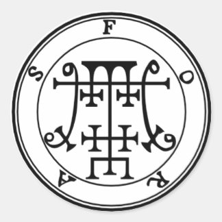 Adesivo Foras Goétia Ronde Sticker