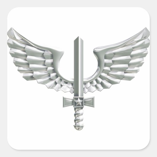Adesivo Força aérea Brasileira - Modelo 2 Vierkante Sticker (Voorkant)