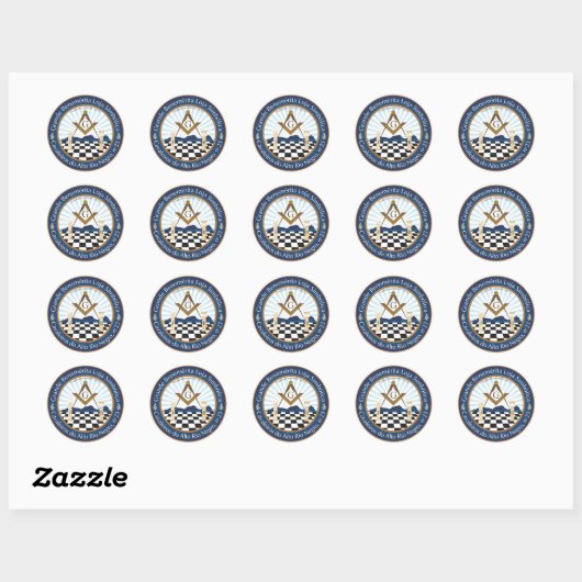 Adesivo Freemason CARN Ronde Sticker (Vel)
