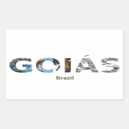 Adesivo Goiás Rechthoekige Sticker