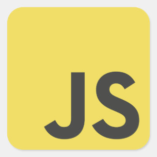 Adesivo Javascript Vierkante Sticker