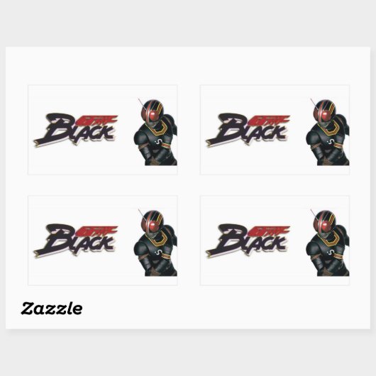 Adesivo Kamen Rider BLACK Rechthoekige Sticker (Vel)