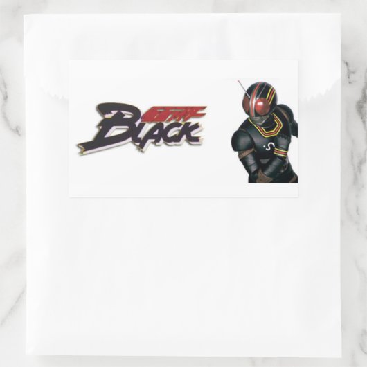 Adesivo Kamen Rider BLACK Rechthoekige Sticker (Tas)