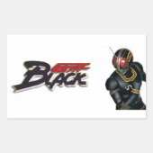 Adesivo Kamen Rider BLACK Rechthoekige Sticker (Voorkant)