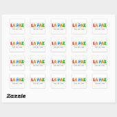 Adesivo La Paz turistica Vierkante Sticker (Vel)