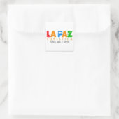 Adesivo La Paz turistica Vierkante Sticker (Tas)