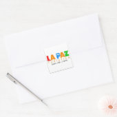 Adesivo La Paz turistica Vierkante Sticker (Envelop)