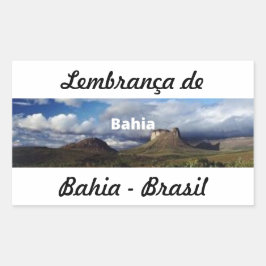 Adesivo lembrança de Bahia Rechthoekige Sticker