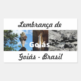 Adesivo lembrança de Goiás Rechthoekige Sticker