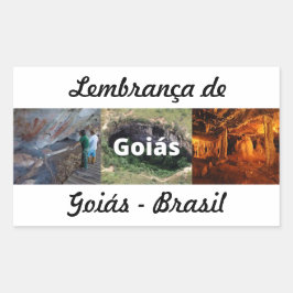 Adesivo lembrança de Goiás Rechthoekige Sticker