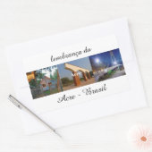Adesivo lembrança do Acre Brasil Rechthoekige Sticker (Envelop)