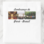 Adesivo lembrança do Pará Rechthoekige Sticker (Tas)