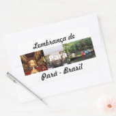 Adesivo lembrança do Pará Rechthoekige Sticker (Envelop)