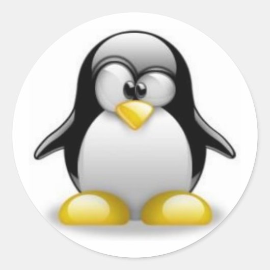 Adesivo Linux Ronde Sticker (Voorkant)