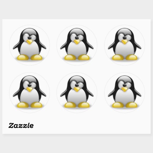 Adesivo Linux Ronde Sticker (Vel)