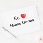 Adesivo Minas Gerais Brasil Rechthoekige Sticker (Envelop)