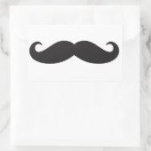 Adesivo Mustache Rechthoekige Sticker (Tas)