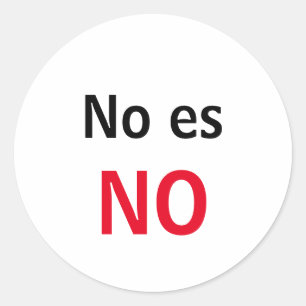 Adesivo No es NO Ronde Sticker