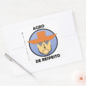 Adesivo Oficial Agro de Respeito Vierkante Sticker (Envelop)