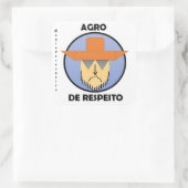 Adesivo Oficial Agro de Respeito Vierkante Sticker (Tas)