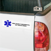 Adesivo para carros: SOCORRISTA. Bumpersticker (Op Truck)