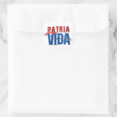 Adesivo Patria y vida Vierkante Sticker (Tas)