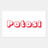 Adesivo Potosi Rechthoekige Sticker (Voorkant)