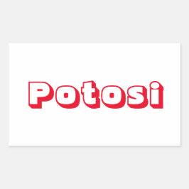 Adesivo Potosi Rechthoekige Sticker