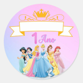 Adesivo Princesas Ronde Sticker
