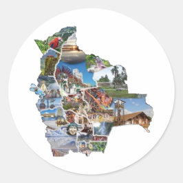 Adesivo recuerdo de Bolivia Ronde Sticker