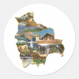 Adesivo recuerdo de Bolivia Ronde Sticker