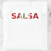 Adesivo salsa Perú Ovale Sticker (Tas)