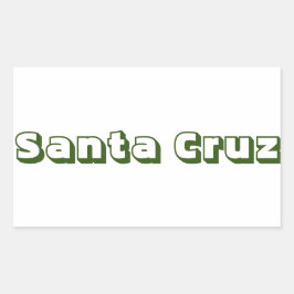 Adesivo Santa Cruz Rechthoekige Sticker