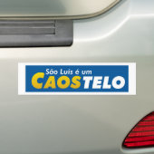 Adesivo São Luís é um Casotelo Bumpersticker (Op auto)