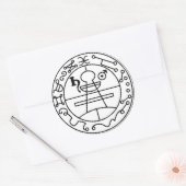 Adesivo Selo de Salomão Goétia Ronde Sticker (Envelop)